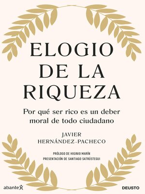 cover image of Elogio de la riqueza